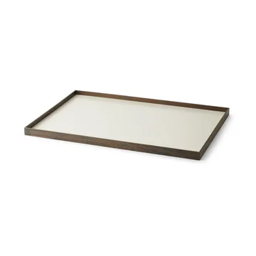 Plateau large Frame 35,5x50,6 cm - Chêne fumé-beige - Gejst