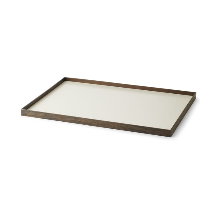 Plateau large Frame 35,5x50,6 cm - Chêne fumé-beige - Gejst