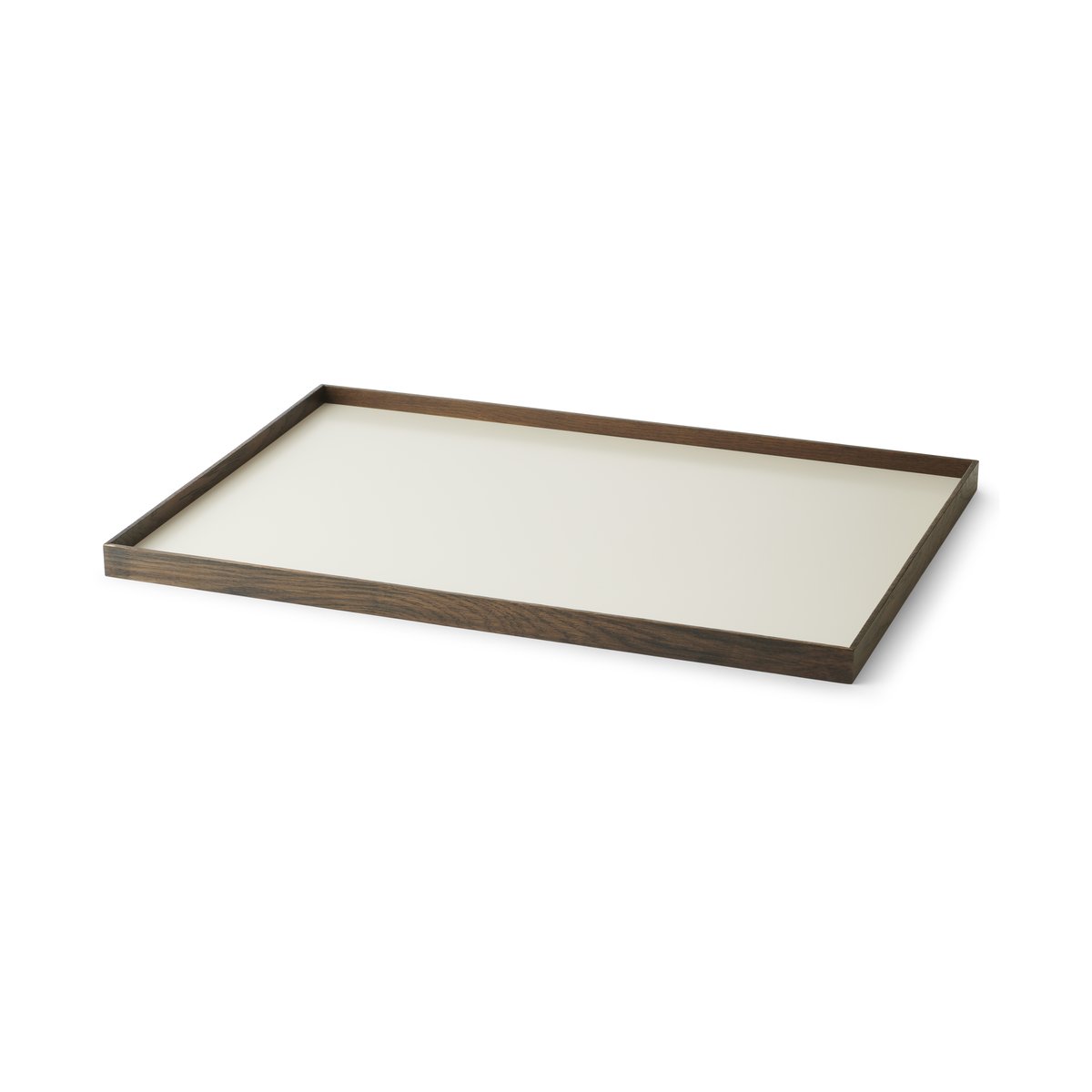 Gejst Plateau large Frame 35,5x50,6 cm Chêne fumé-beige