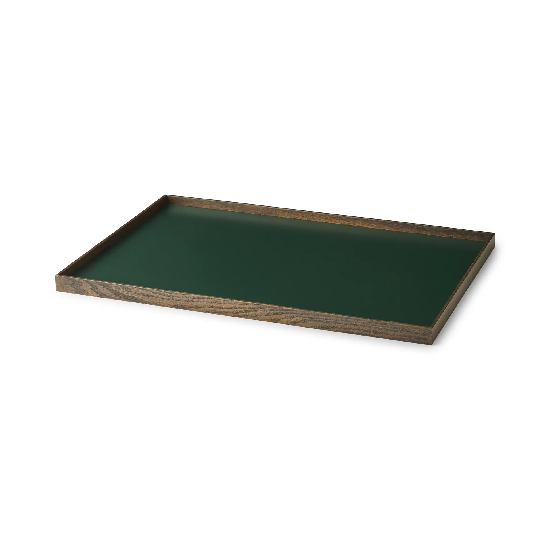 Plateau large Frame 35,5x50,6 cm, Chêne fumé-vert Gejst