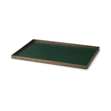 Plateau large Frame 35,5x50,6 cm - Chêne fumé-vert - Gejst