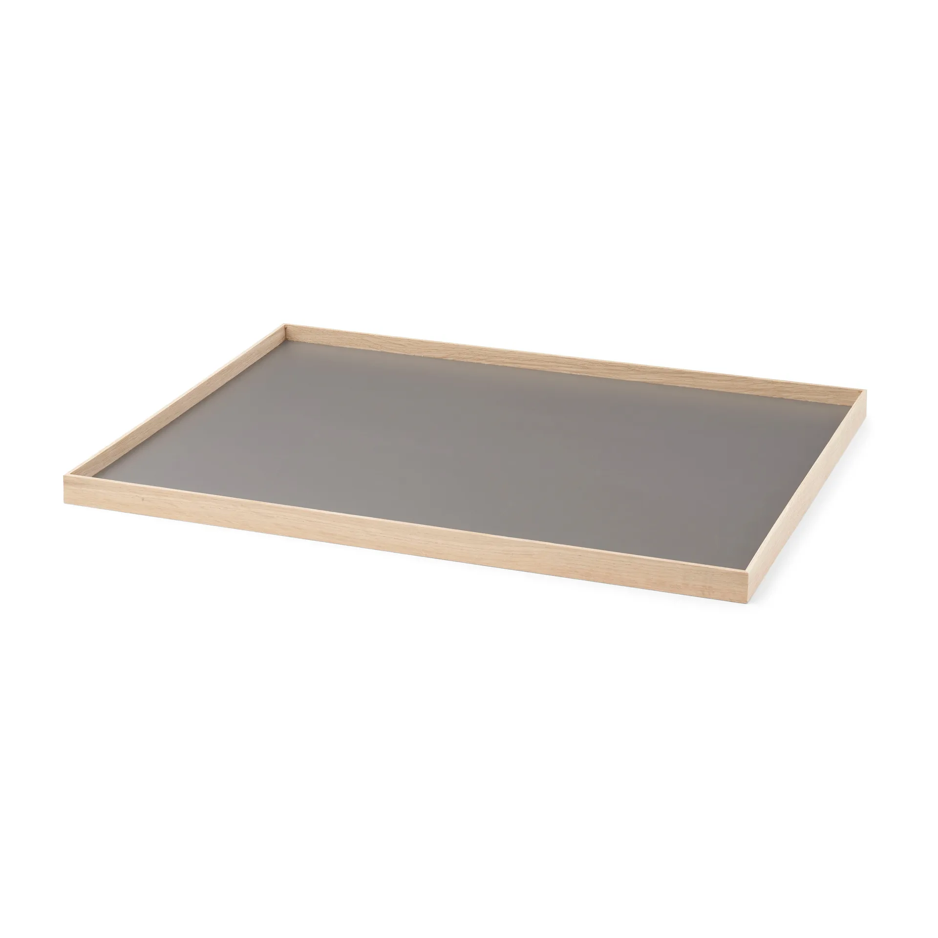 Plateau large Frame 35,5x50,6 cm, Chêne-gris clair Gejst