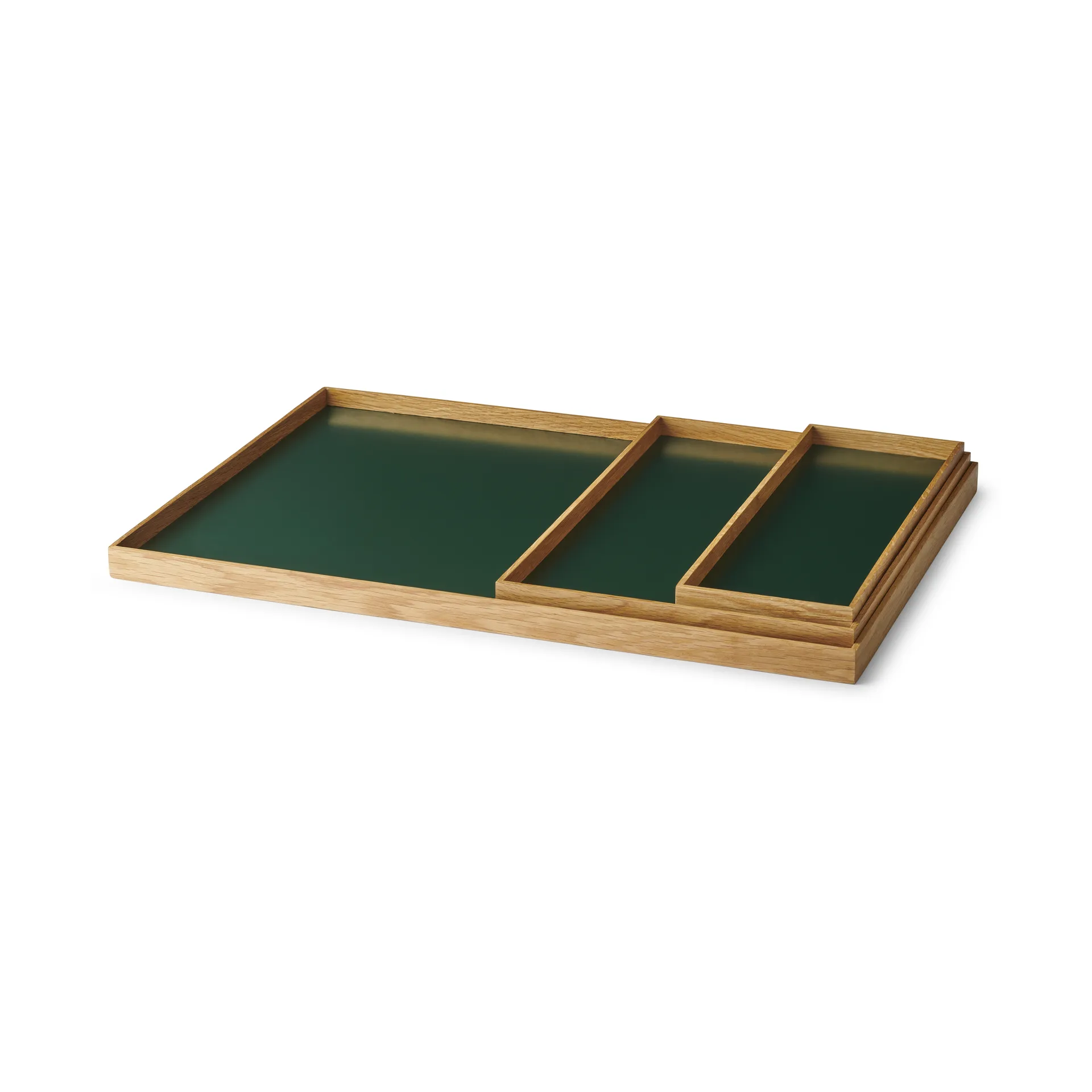 Plateau moyen Frame 23x34 cm, Chêne-vert Gejst