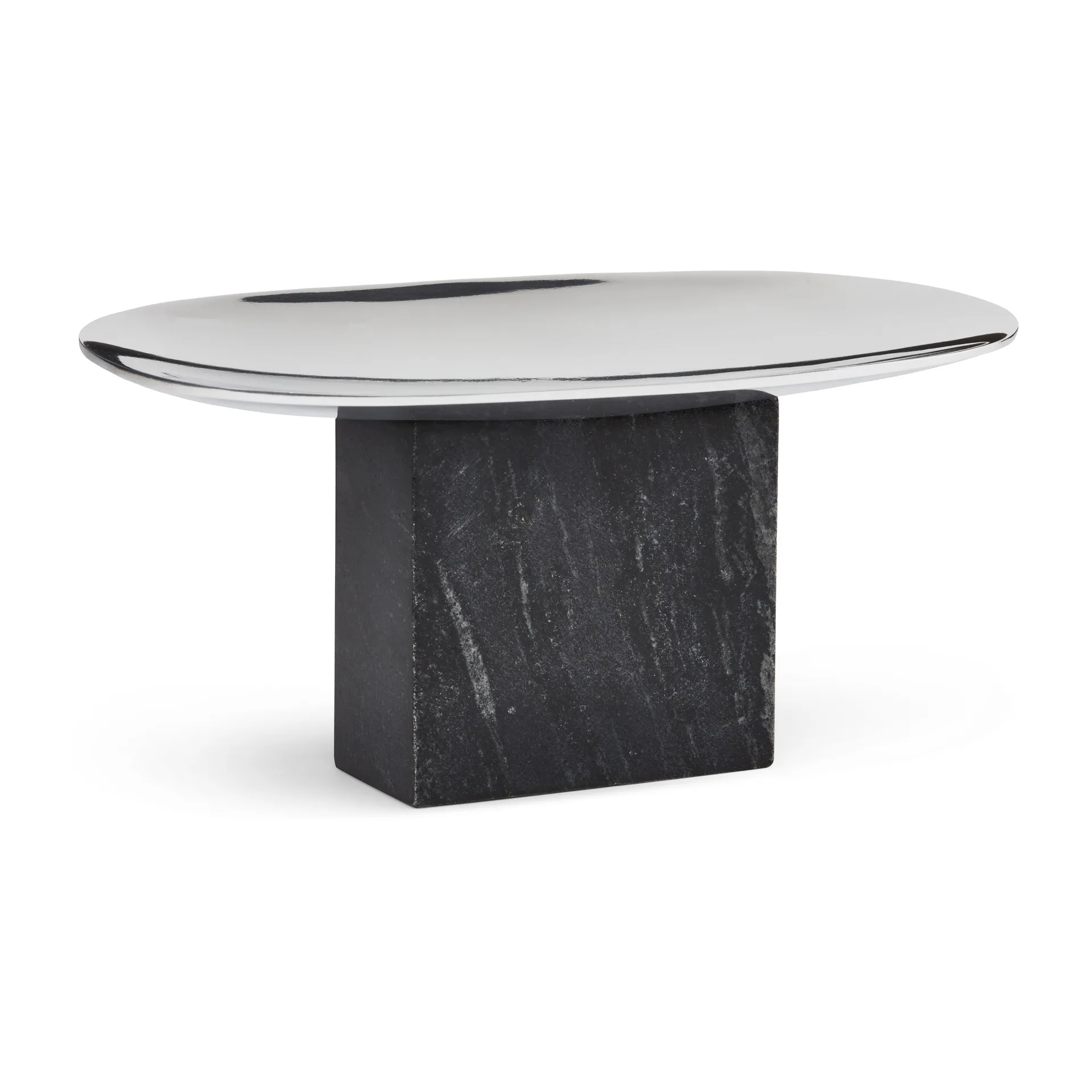 Plateau Sapoto 15x25 cm, Argenté Gejst