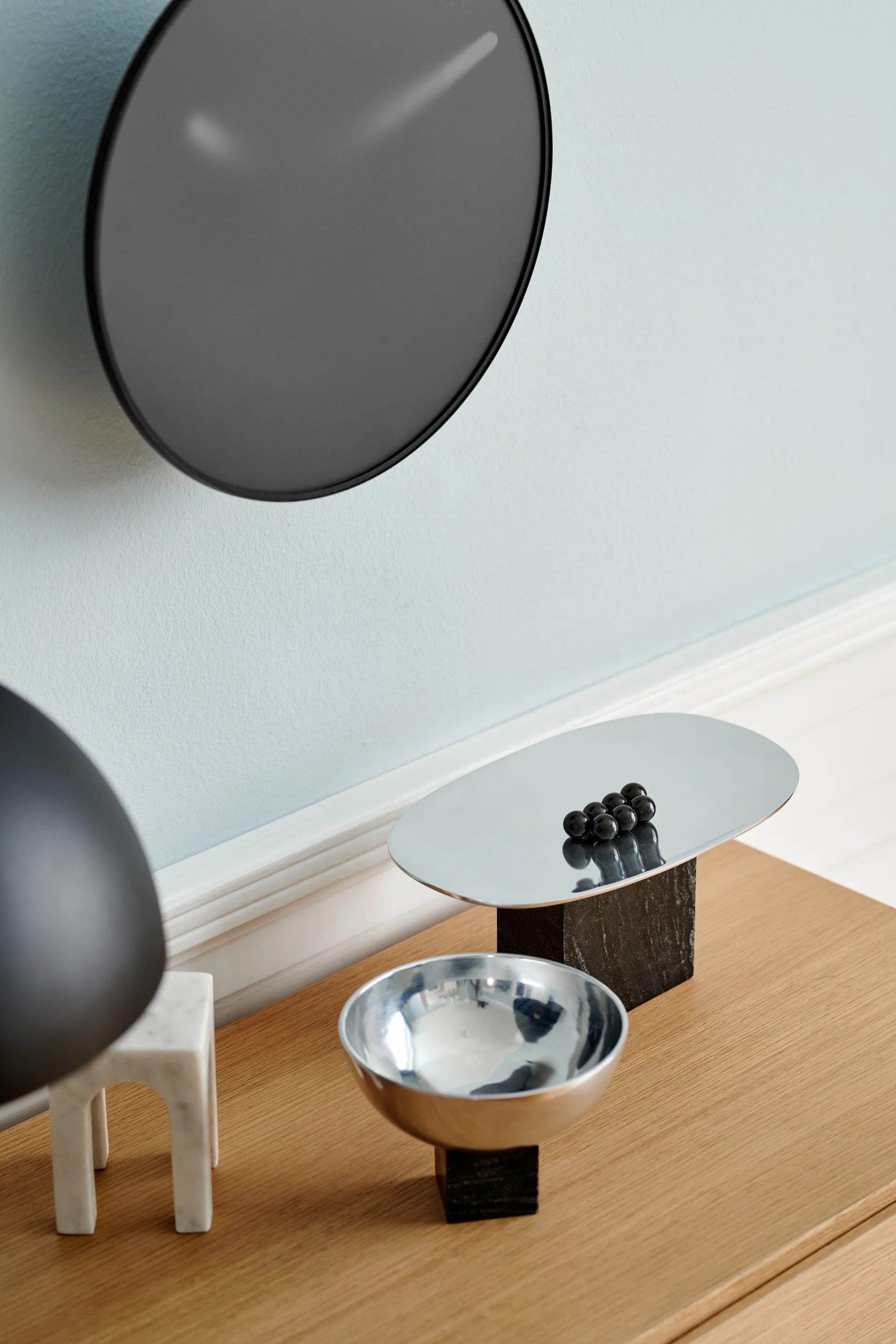 Plateau Sapoto 15x25 cm, Argenté Gejst