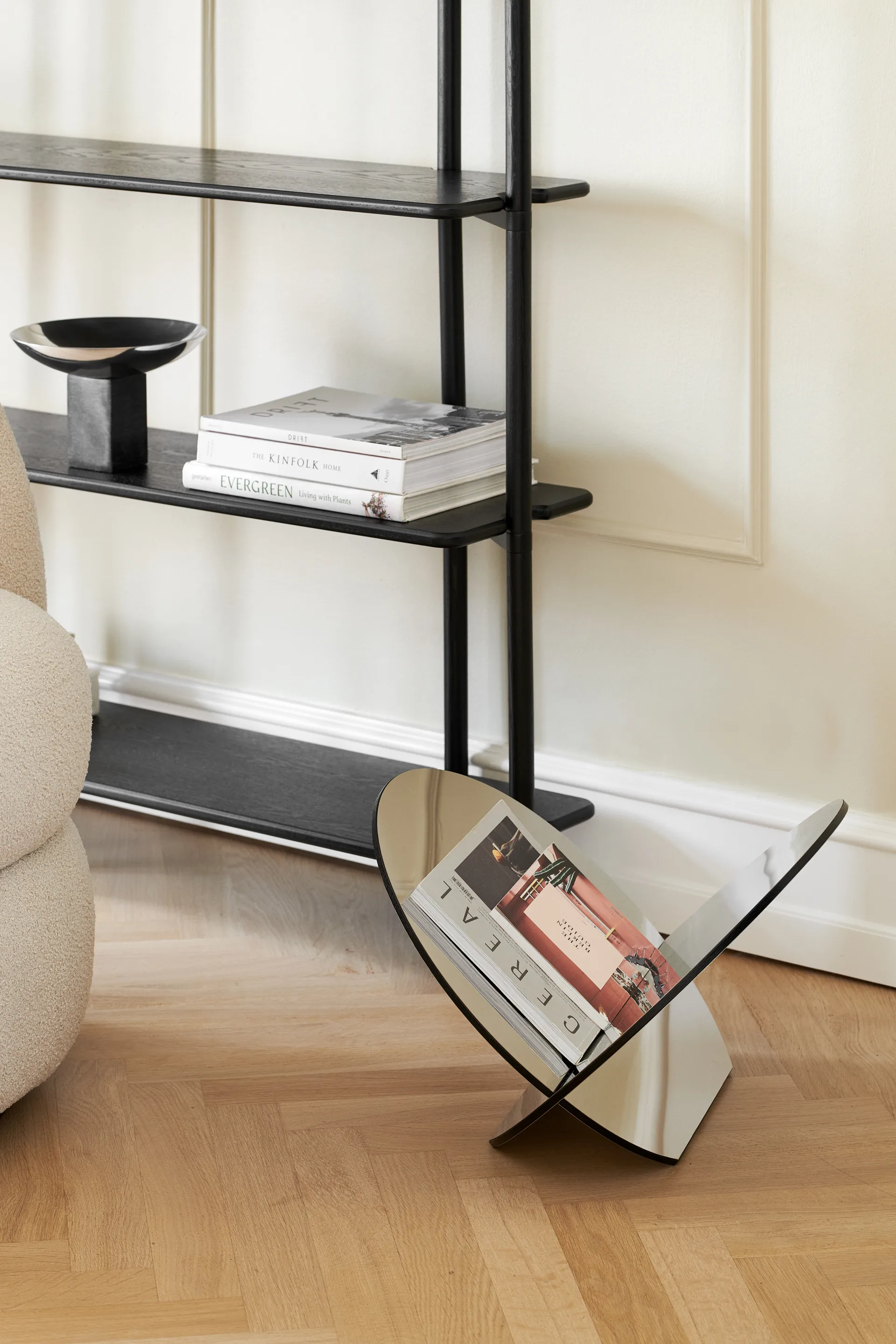 Porte-revues Silia, Acier inoxydable Gejst