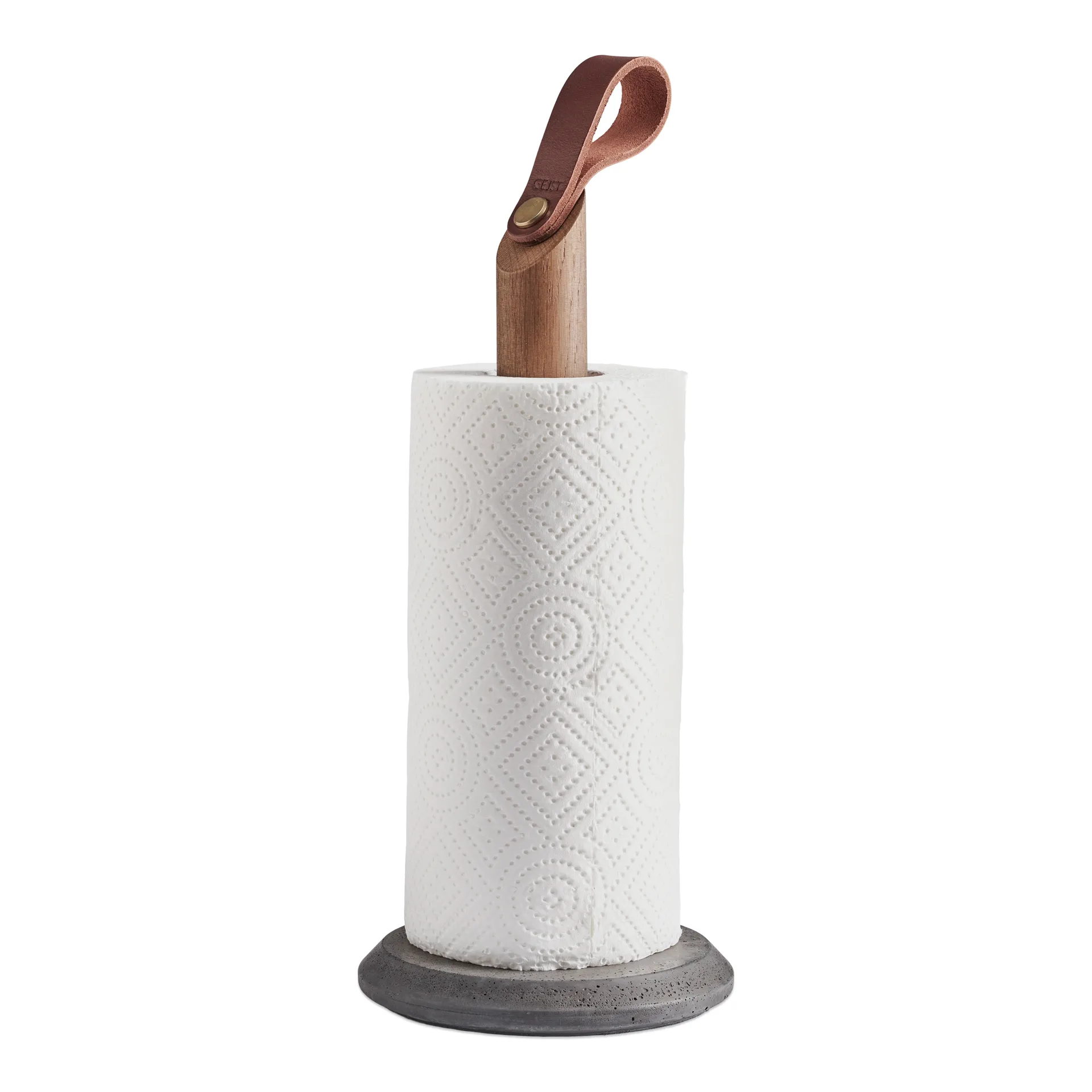 Porte rouleau essuie-tout Grab, Chêne fumé Gejst