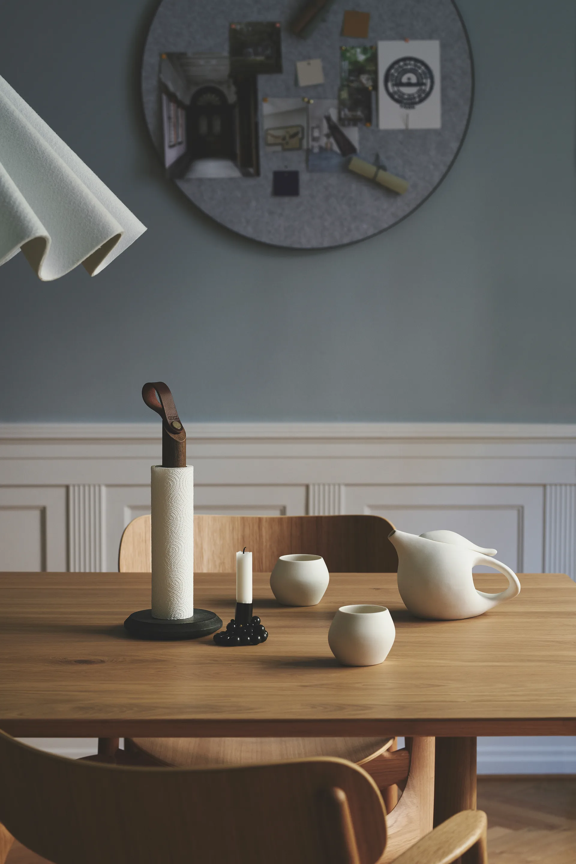 Porte rouleau essuie-tout Grab, Chêne fumé Gejst