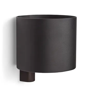 Pot de fleur Kollage Ø14 cm - Noir-Chêne - Gejst