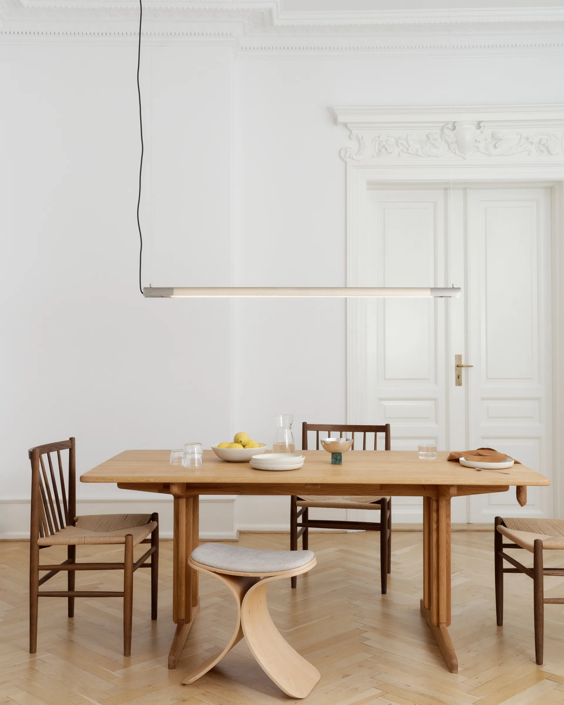 Suspension Radent long 135 cm, Steel Gejst