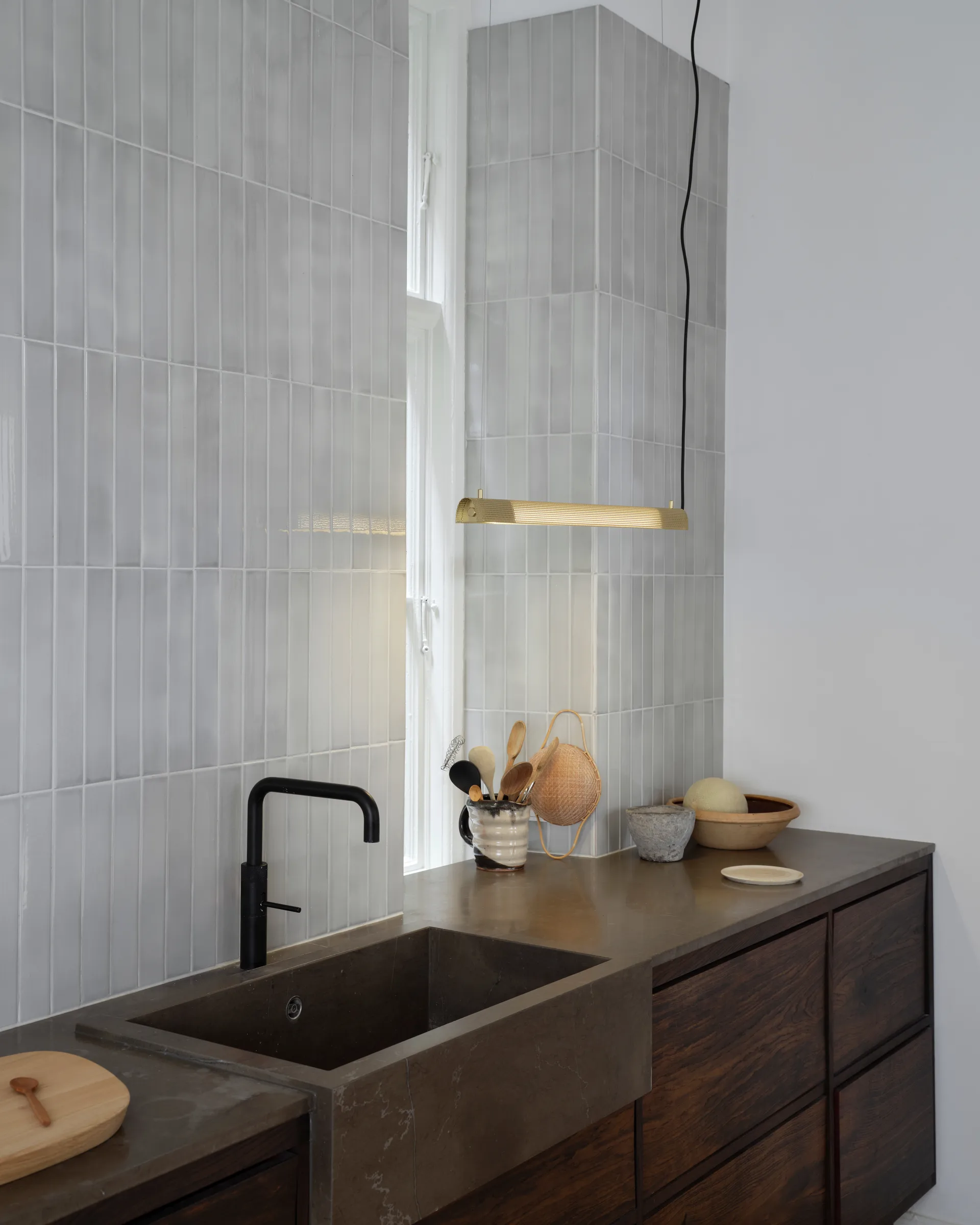 Suspension Radent short 70 cm, Brass Gejst