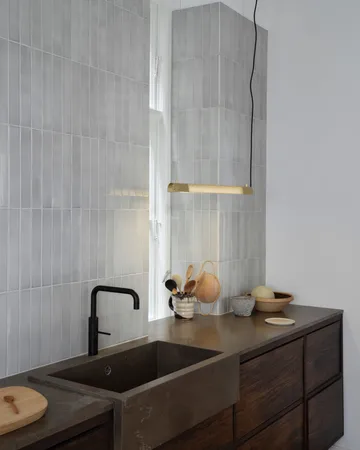 Suspension Radent short 70 cm - Brass - Gejst