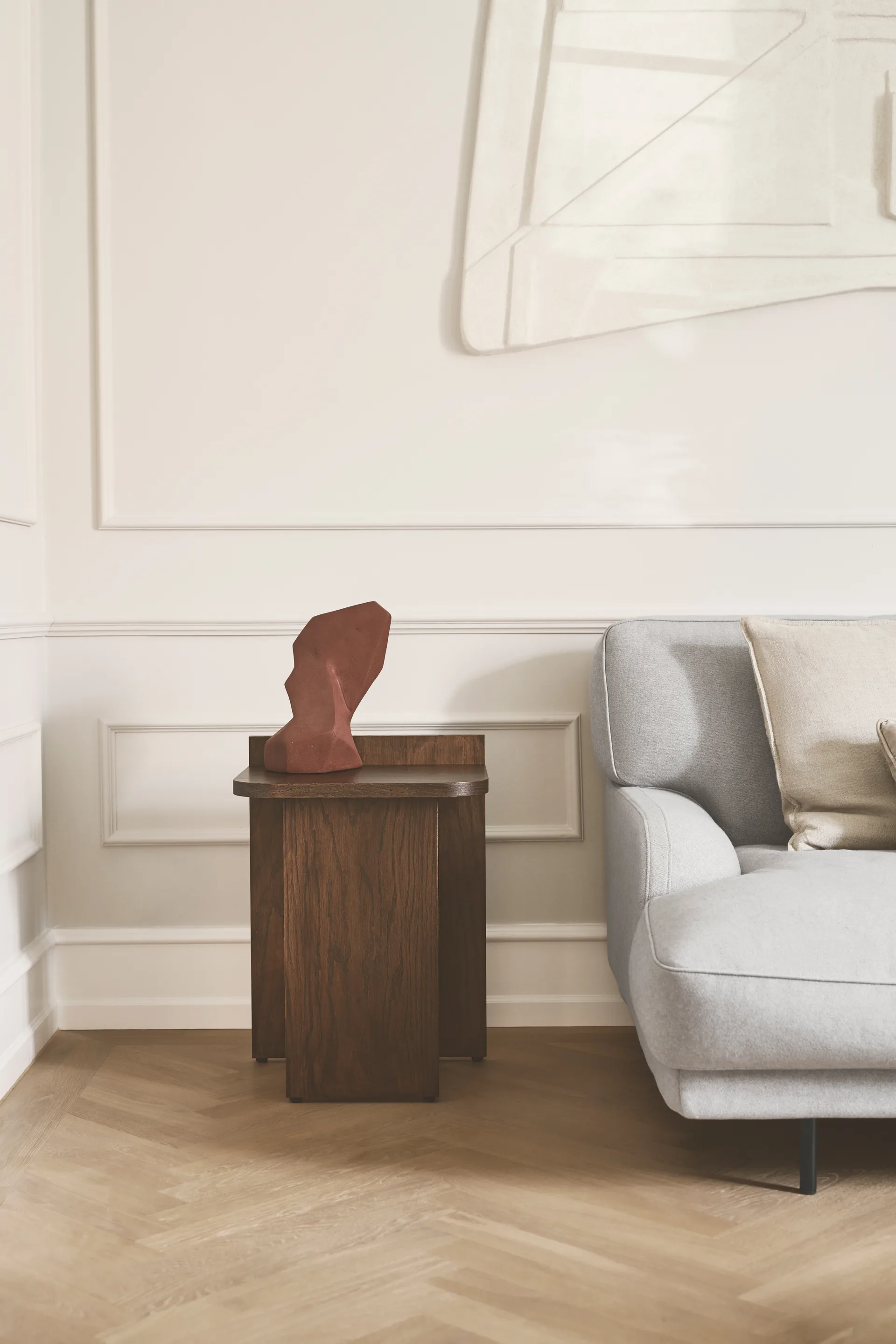 Table d'appoint Ismo, Chêne foncé Gejst