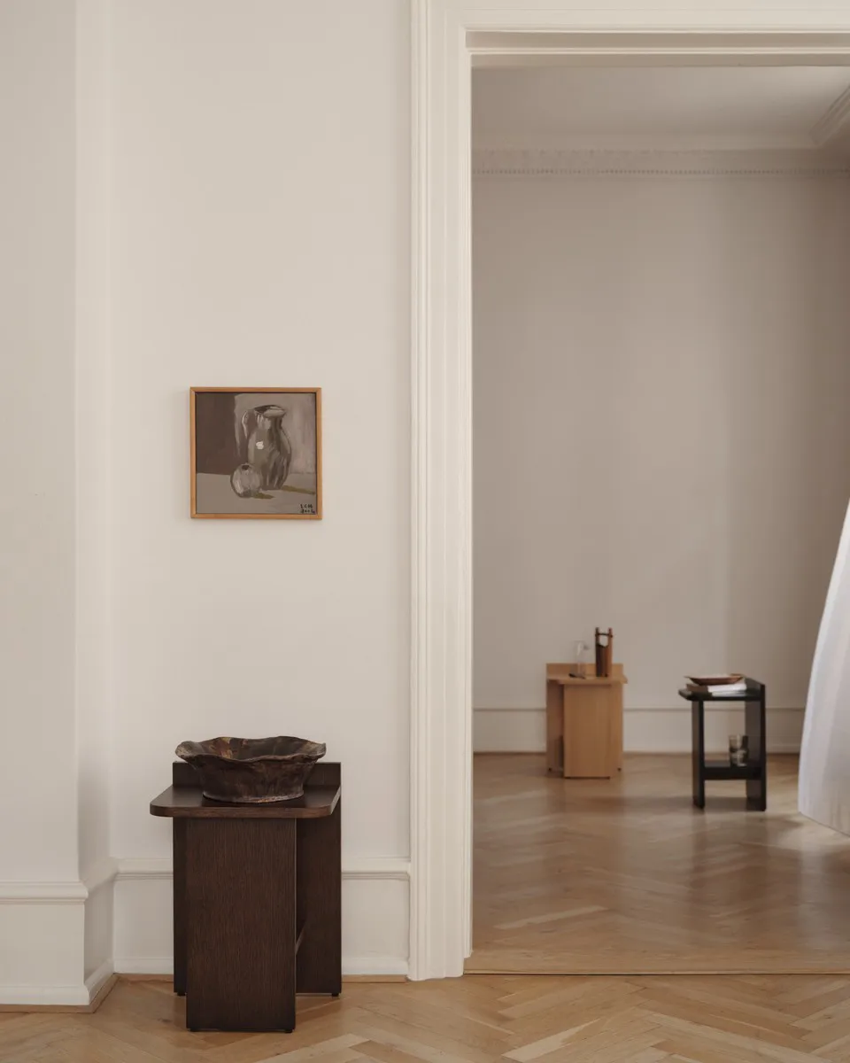 Table d'appoint Ismo, Frêne noir Gejst