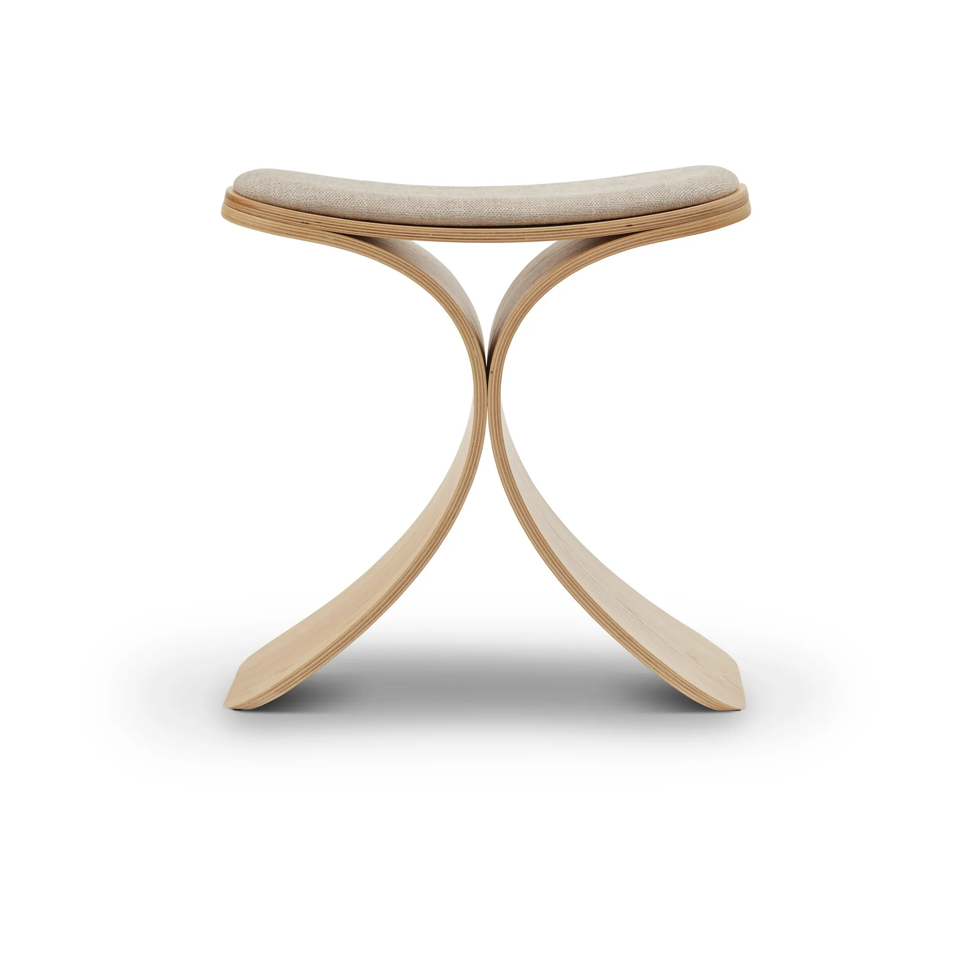Tabouret Luno 48x28x72 cm, Chêne-beige textile Gejst