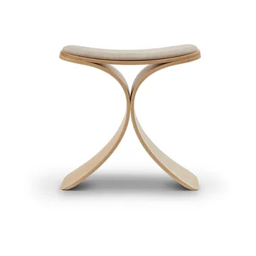 Tabouret Luno 48x28x72 cm - Chêne-beige textile - Gejst