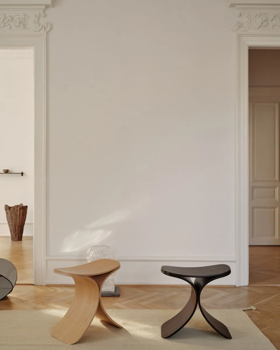 Tabouret Luno 48x28x72 cm, Chêne Gejst