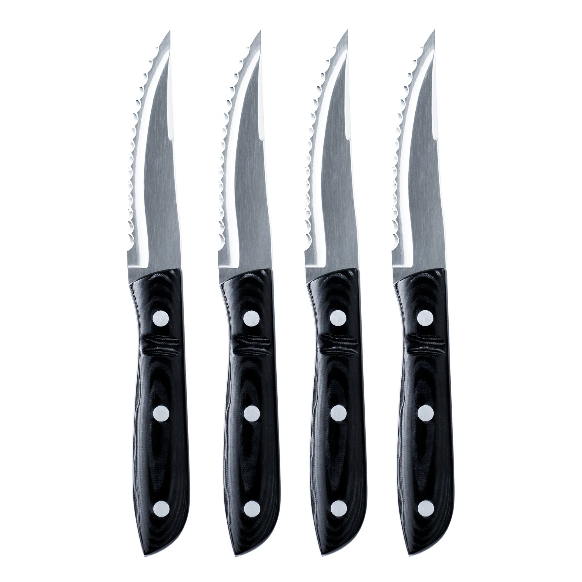 Couteau à viande Old Farmer XL Micarta, lot de 4 Gense