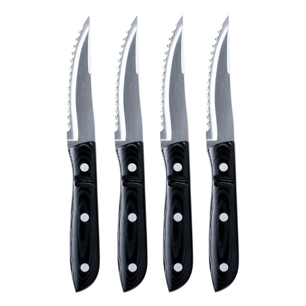 Gense Couteau à viande Old Farmer XL Micarta lot de 4