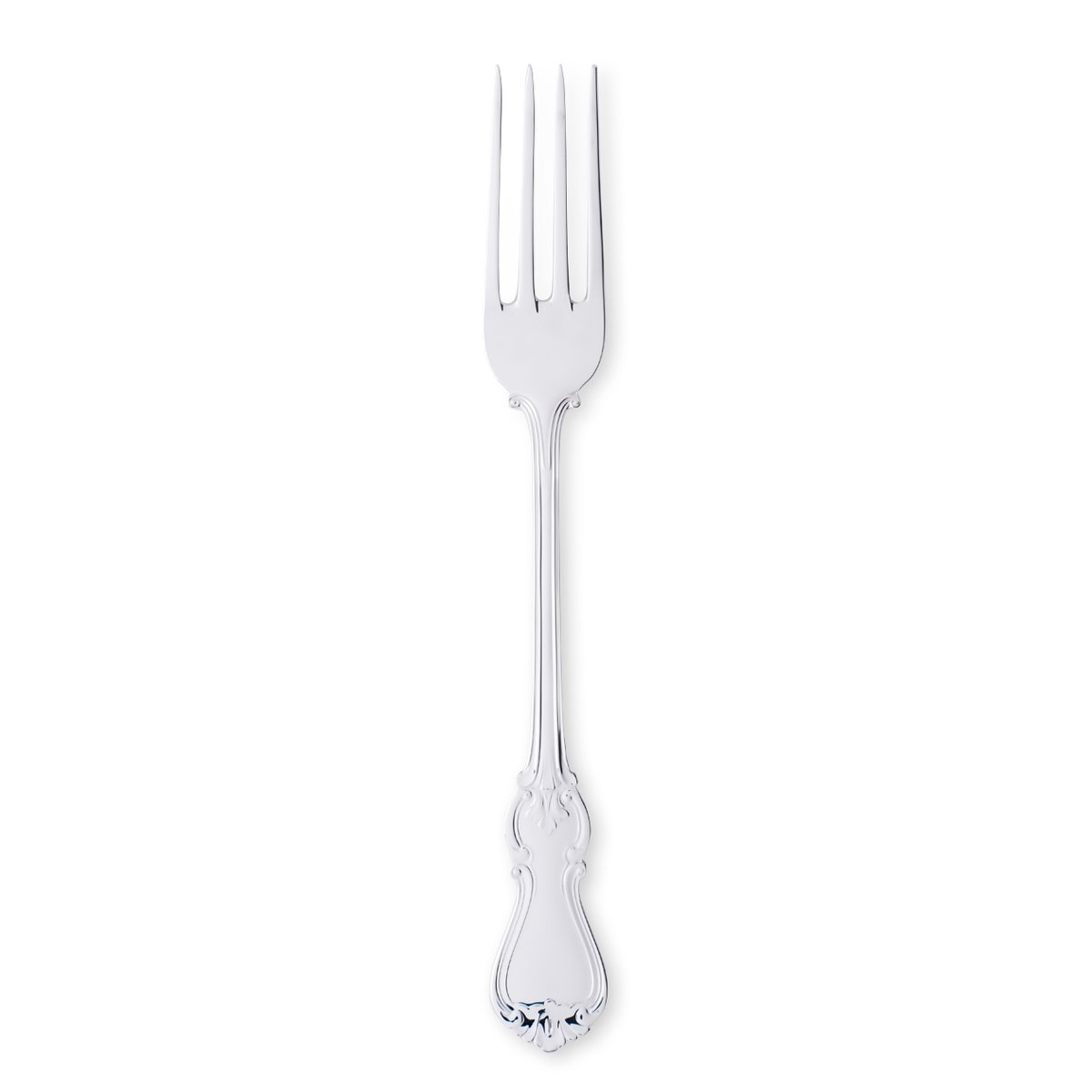 Gense Couvert Olga maillechort Fourchette | Design Scandinave | Couteaux à gâteaux & de service | Argenté