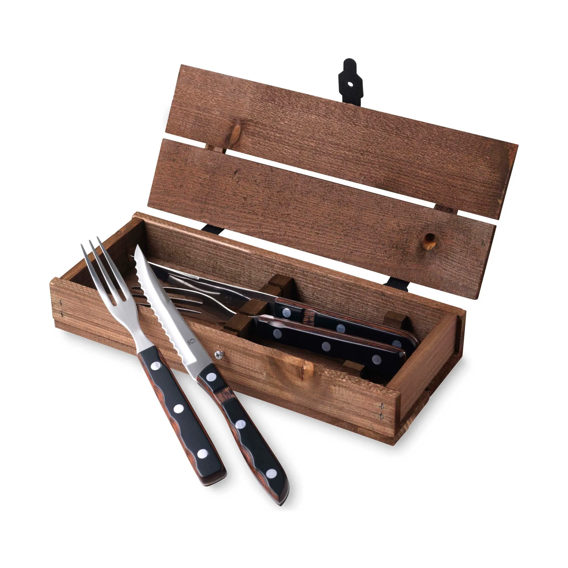 Couverts barbecue Old Farmer, Couverts à viande 4 pièces Gense