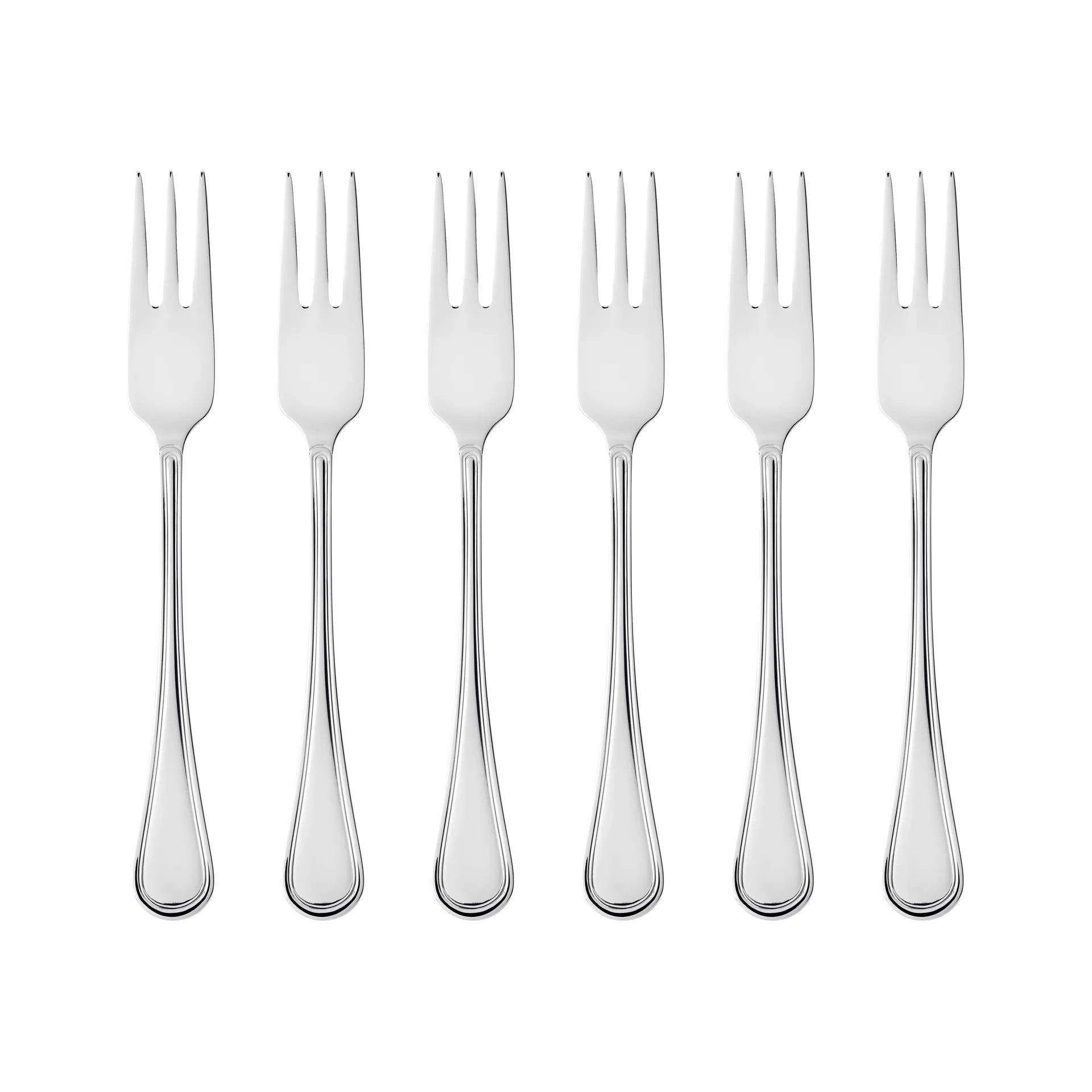 Fourchette à gâteau Oxford Lot de 6, Acier inoxydable Gense