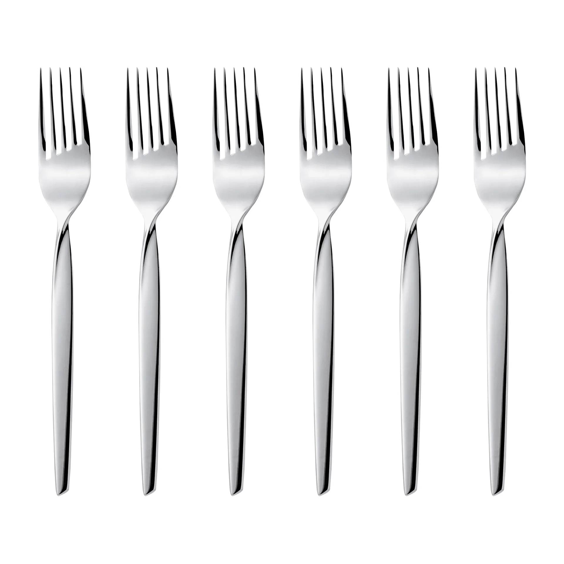 Fourchette à gâteau Twist Lot de 6, Acier inoxydable Gense