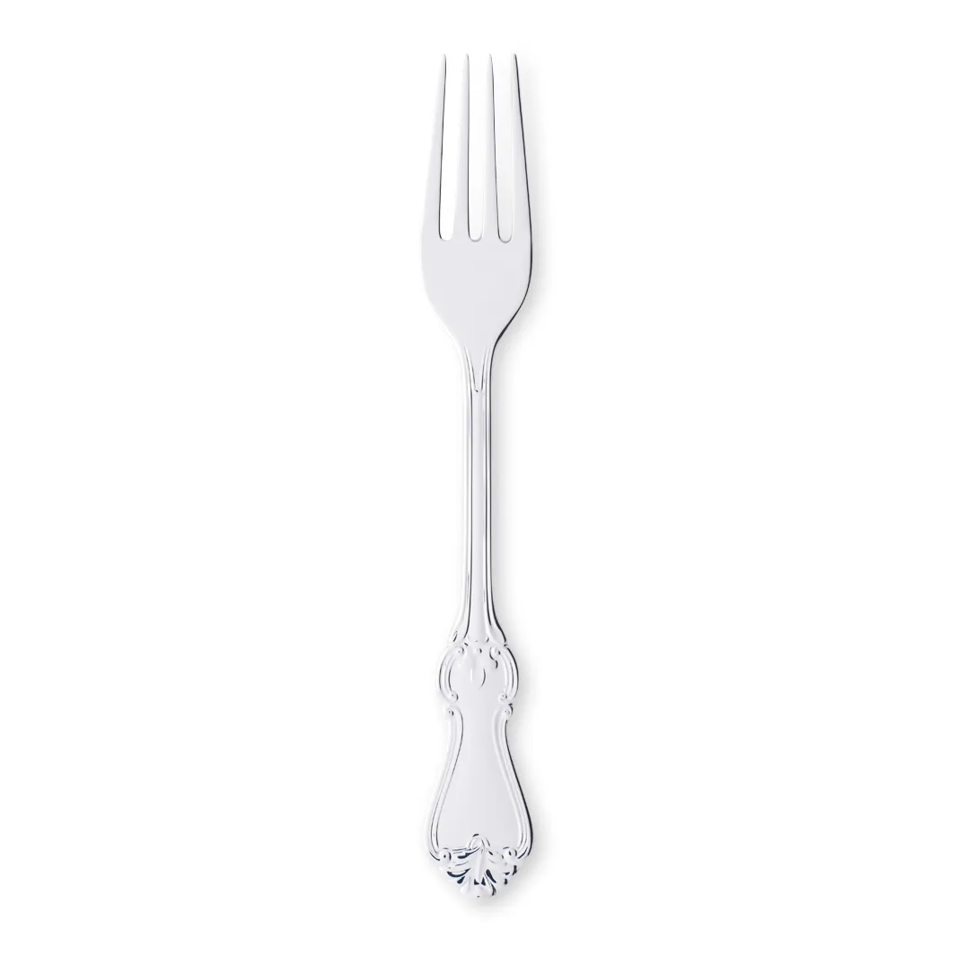 Fourchette de table Olga maillechort, 17,8 cm Gense