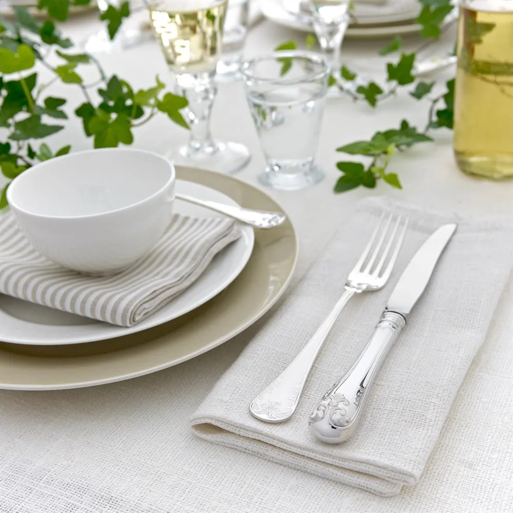 Fourchette Gammal Fransk maillechort, 20 cm Gense