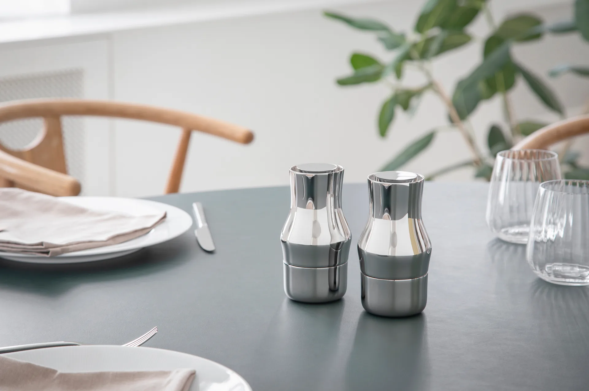 Moulin à épices Dorotea 14 cm, Acier poli Gense