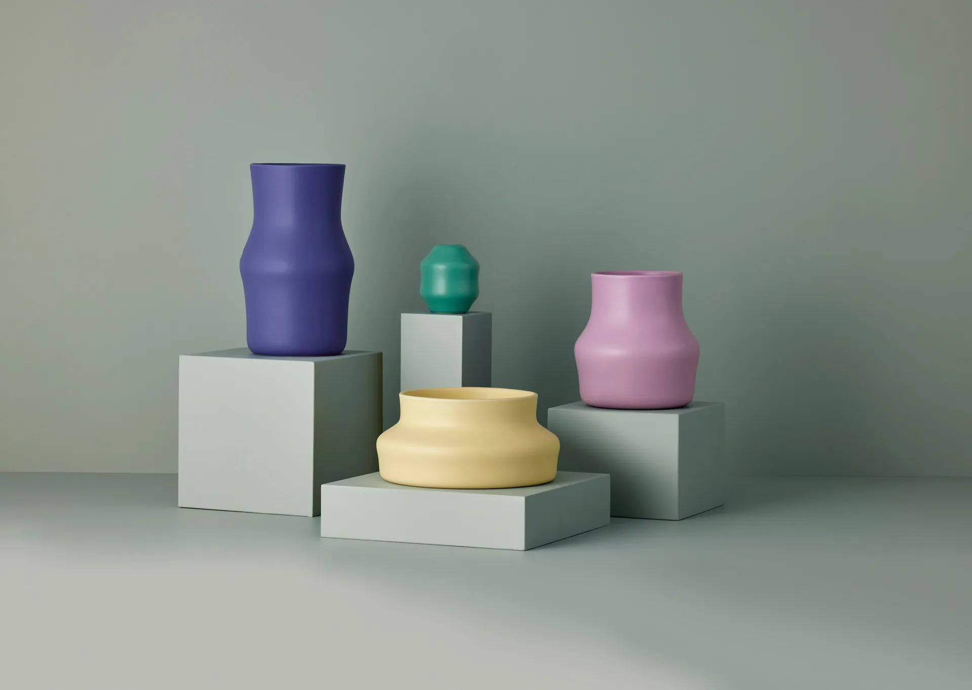 Vase Dorotea 17x28 cm, Iris blue Gense