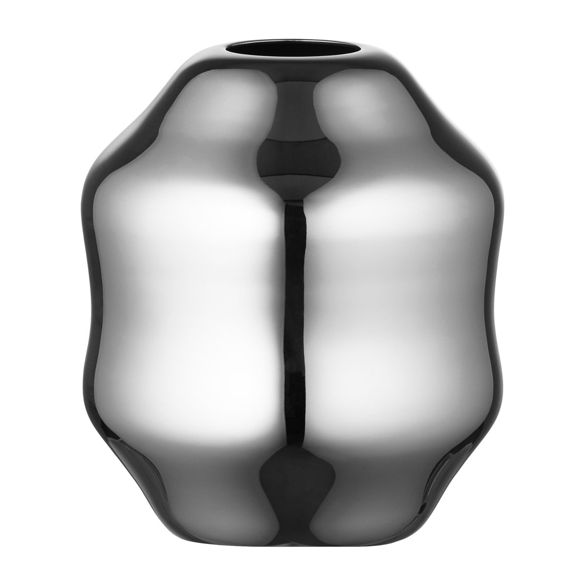 Gense Vase Dorotea 9x10 cm Acier brillant | Design Scandinave | Vases | Argenté