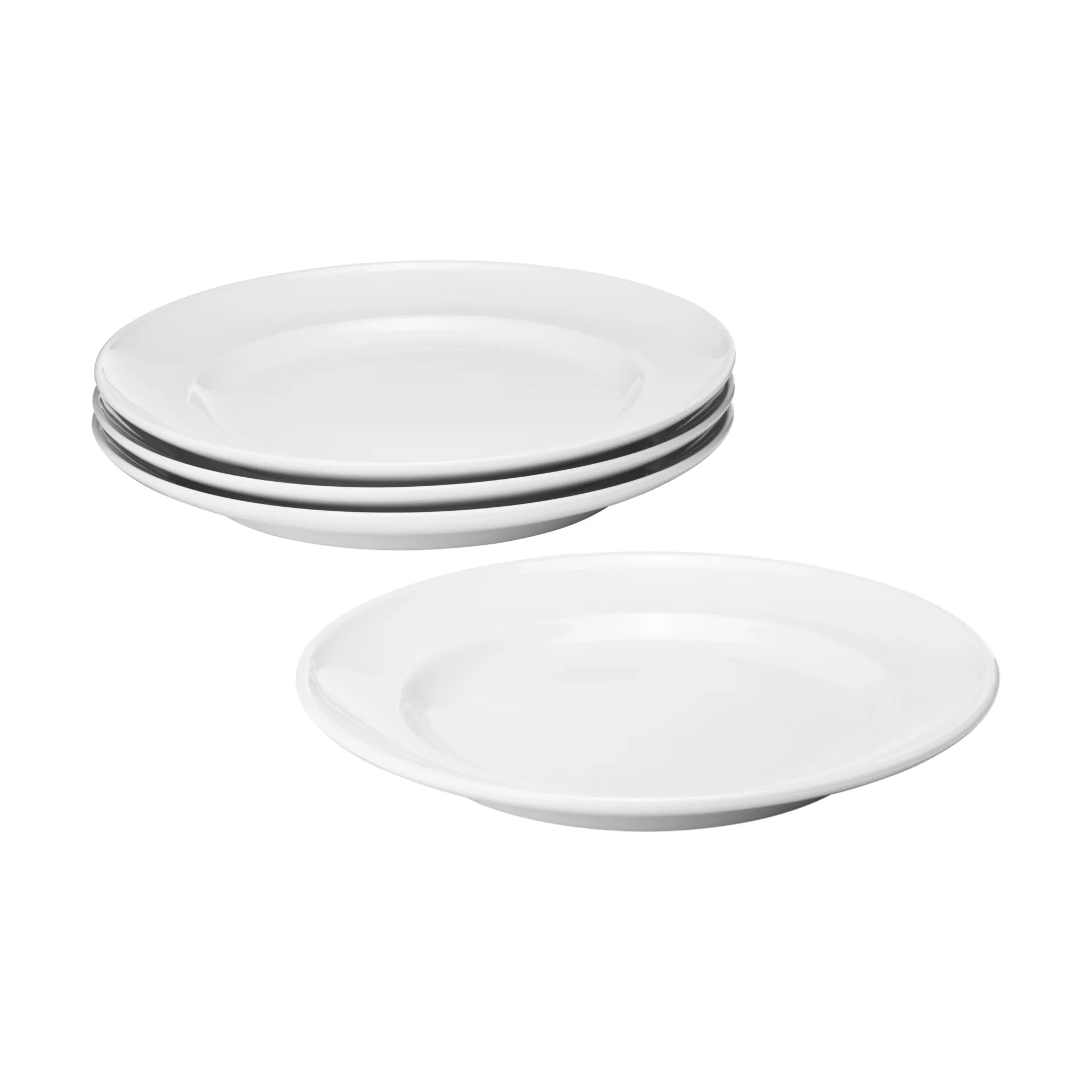 Assiette à dessert Koppel Ø16 cm lot de 4, Blanc Georg Jensen