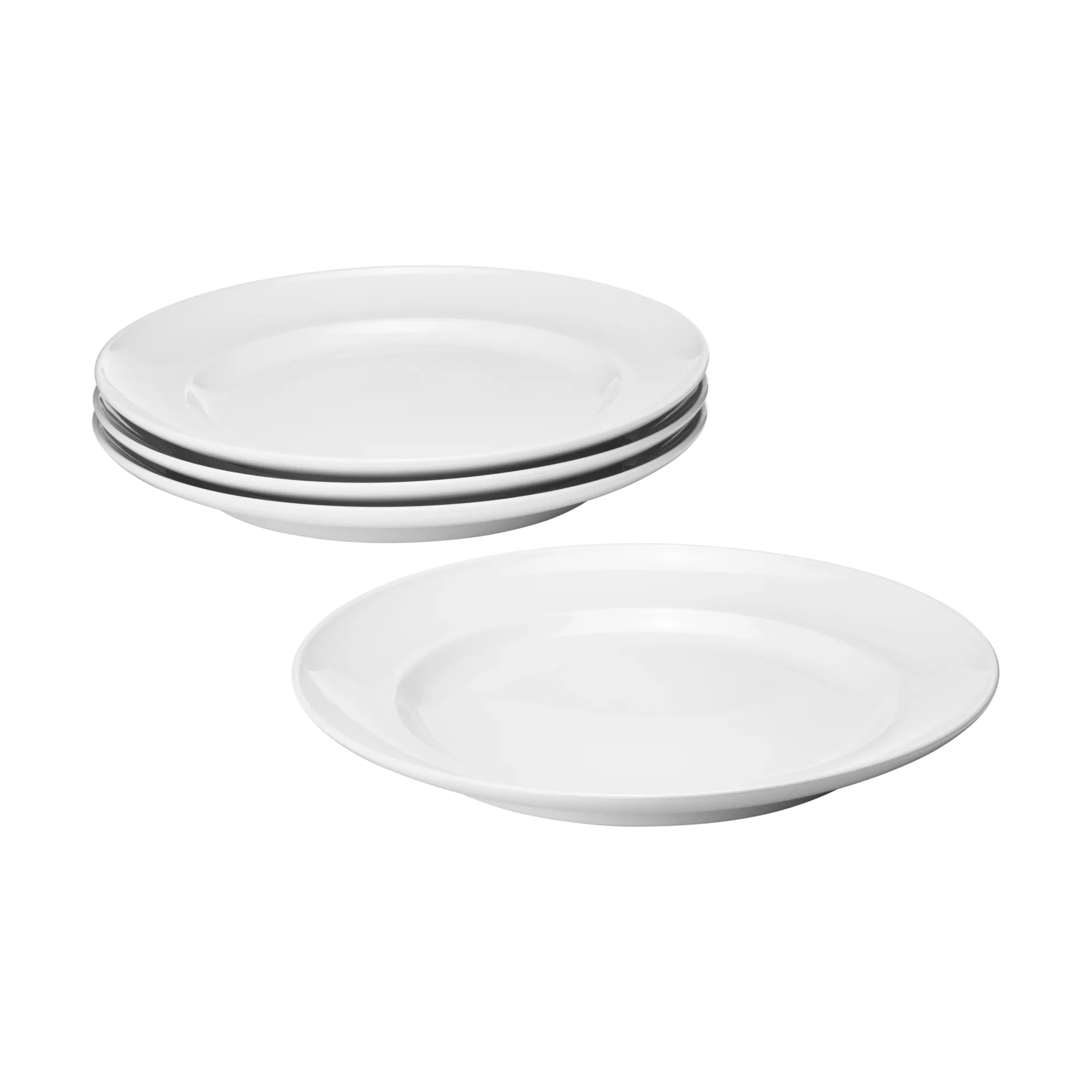 Assiette de dîner Koppel Ø27 cm lot de 4, Blanc Georg Jensen