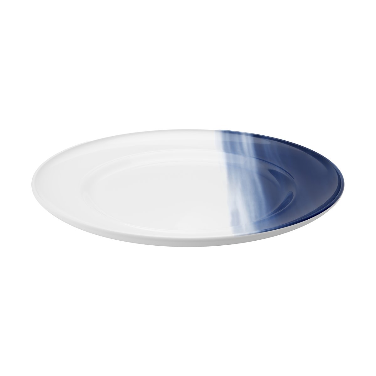 georg jensen assiette de dîner koppel décor ø27 cm blanc-bleu