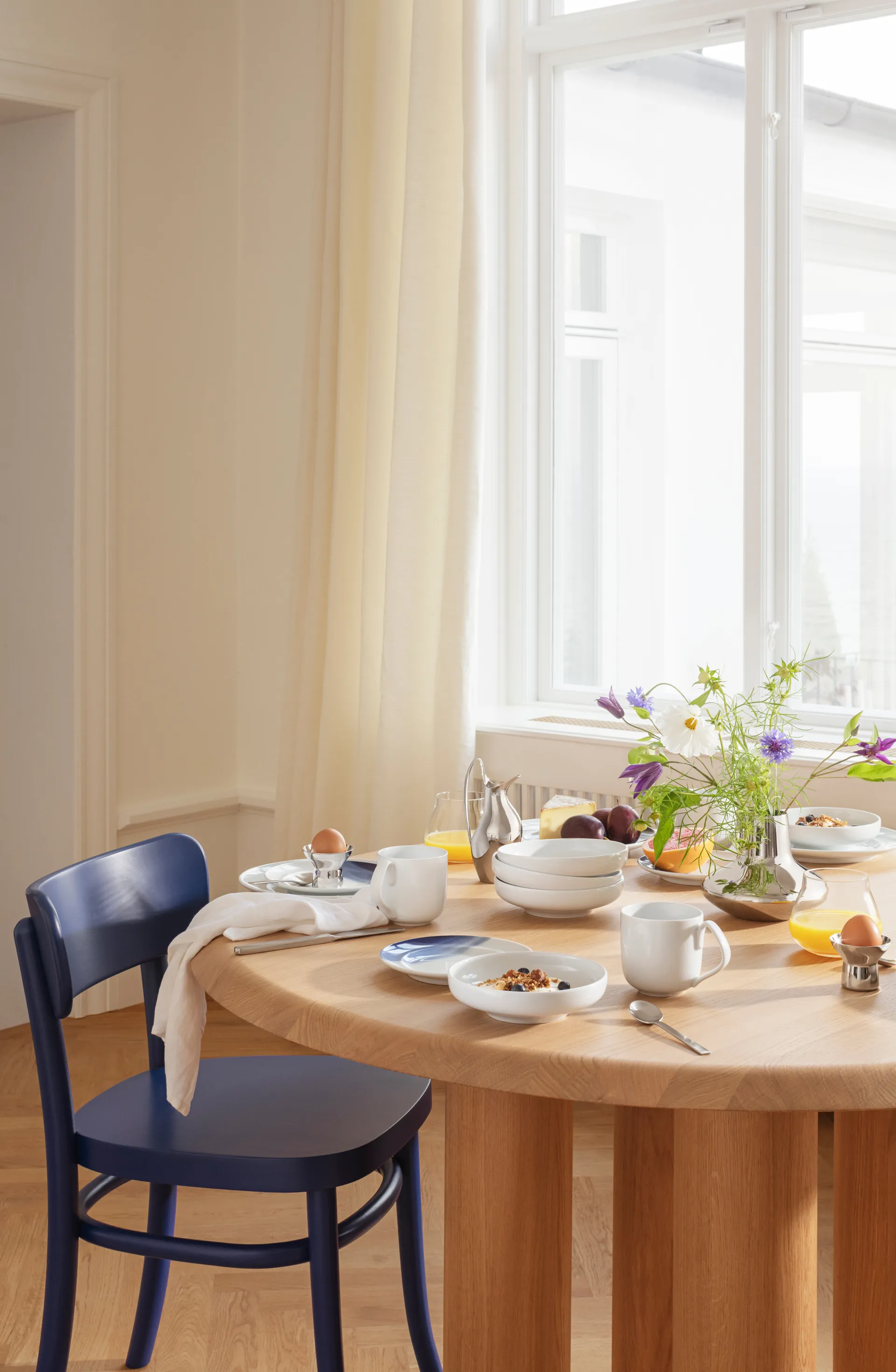 Assiette Koppel Ø16 cm, Blanc Georg Jensen