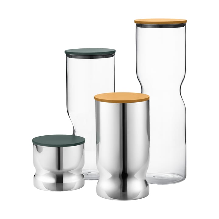 Boîte Alfredo medium 1 L, Acier inoxydable-jaune Georg Jensen