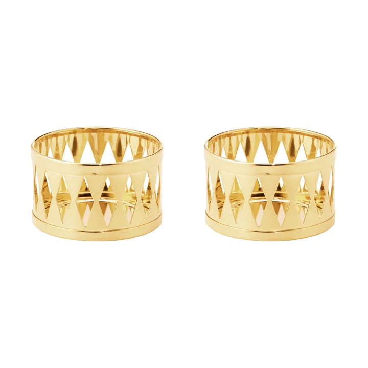 bougeoir 2026 - Or, lot de 2 - Georg Jensen