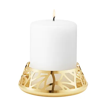 Bougeoir à bougie bloc 2023 - Plaqué or - Georg Jensen