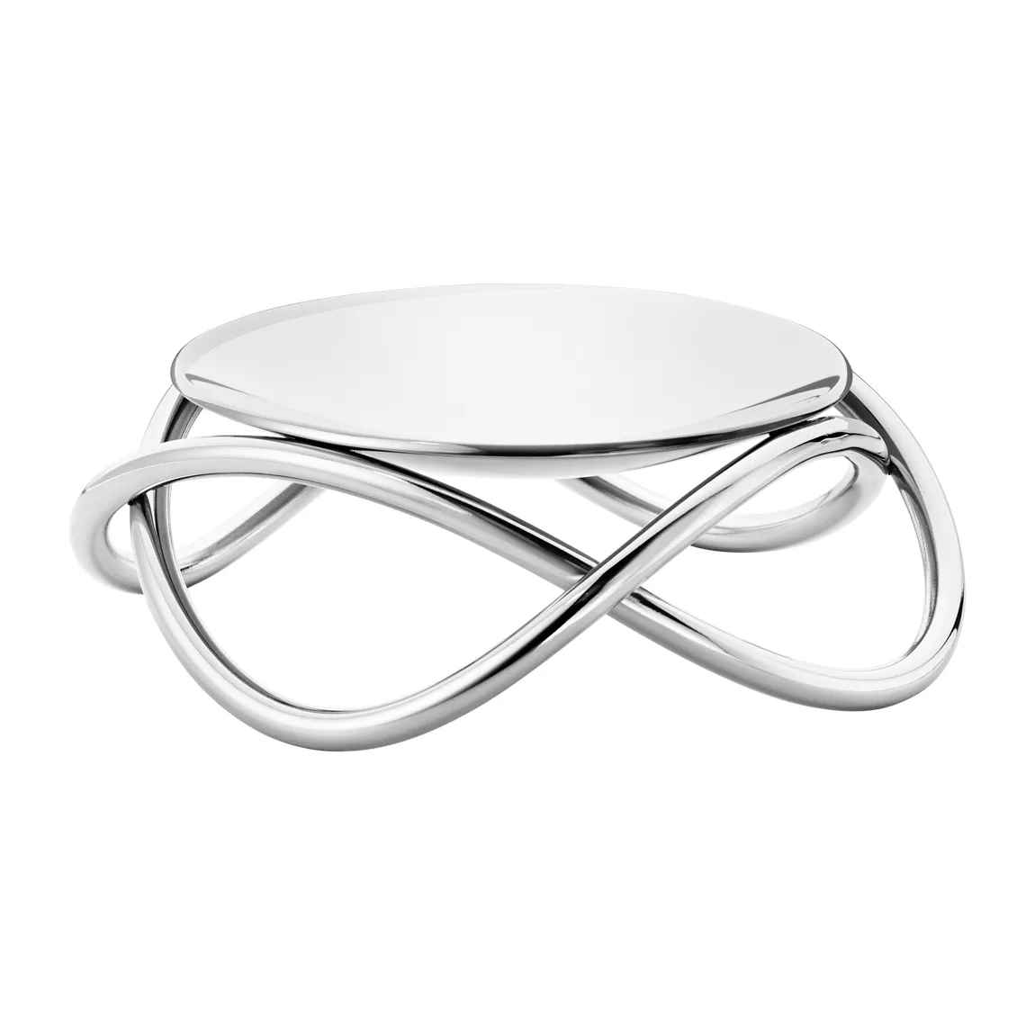 Bougeoir bloc Glow Petit, Blank Georg Jensen