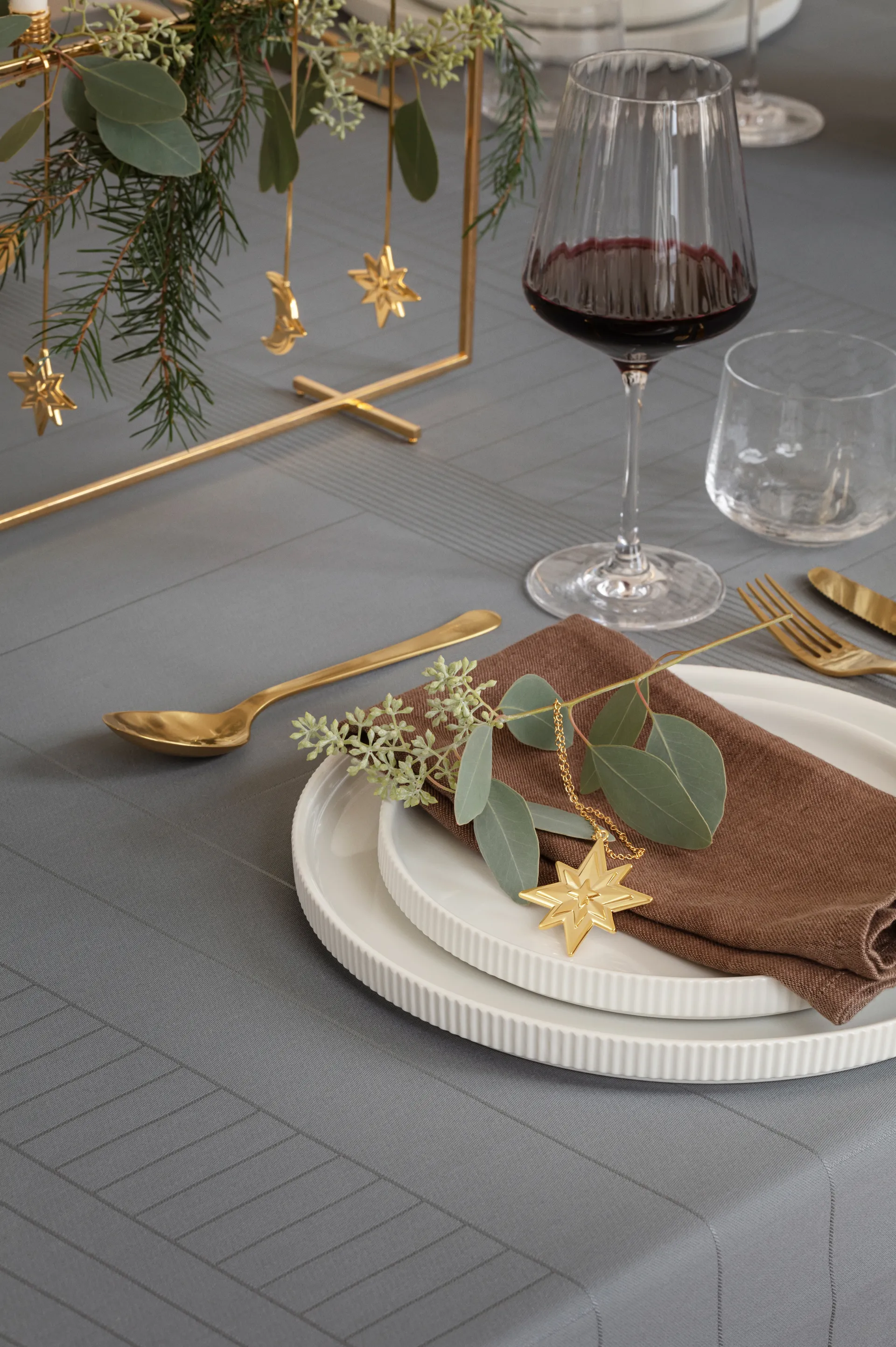 Bougeoir lune 2024, Plaqué or Georg Jensen