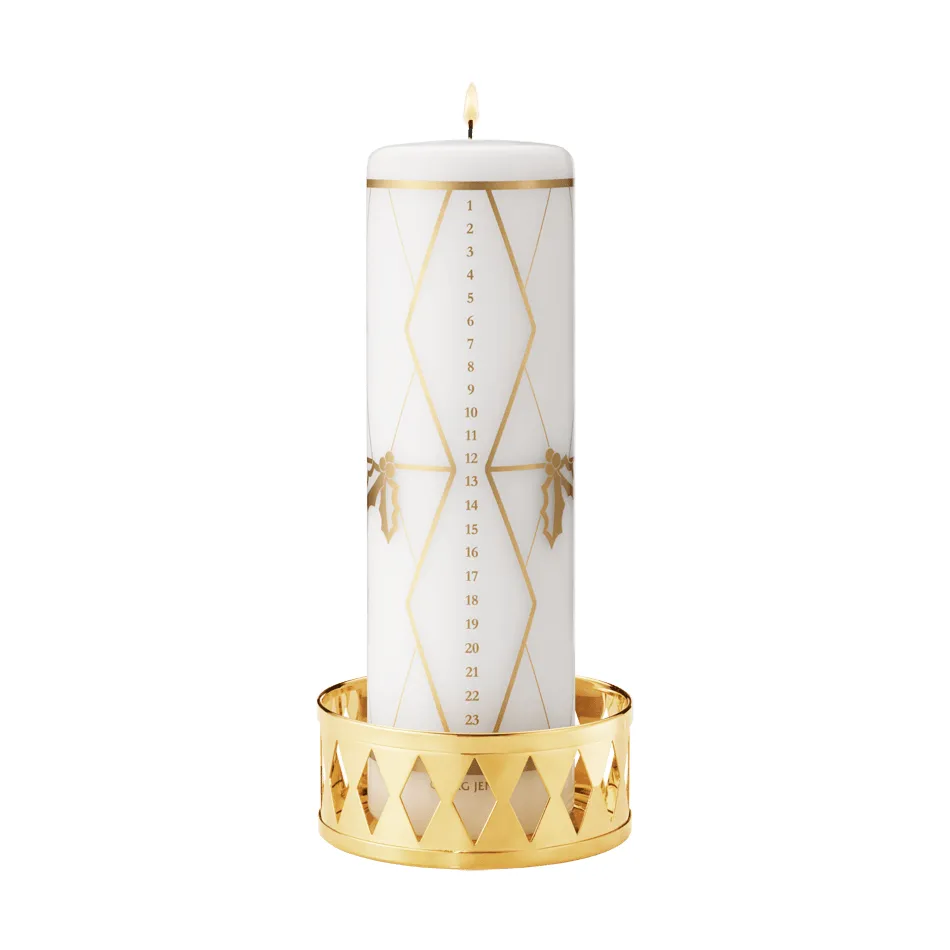 bougeoir pour bougie pilier 2026, or Georg Jensen
