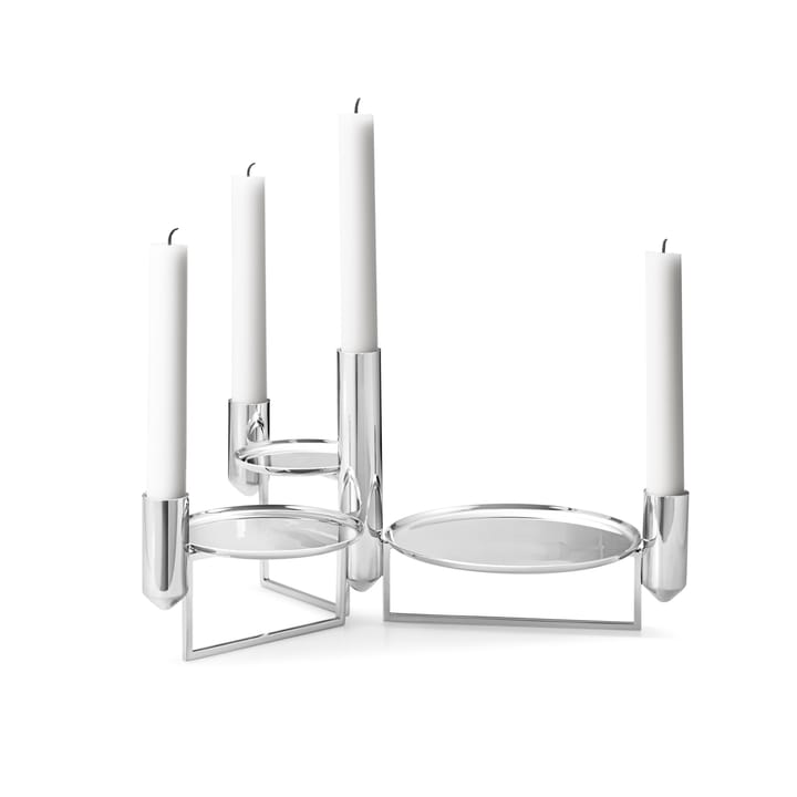 Bougeoir Tunes centerpiece, Acier inoxydable Georg Jensen