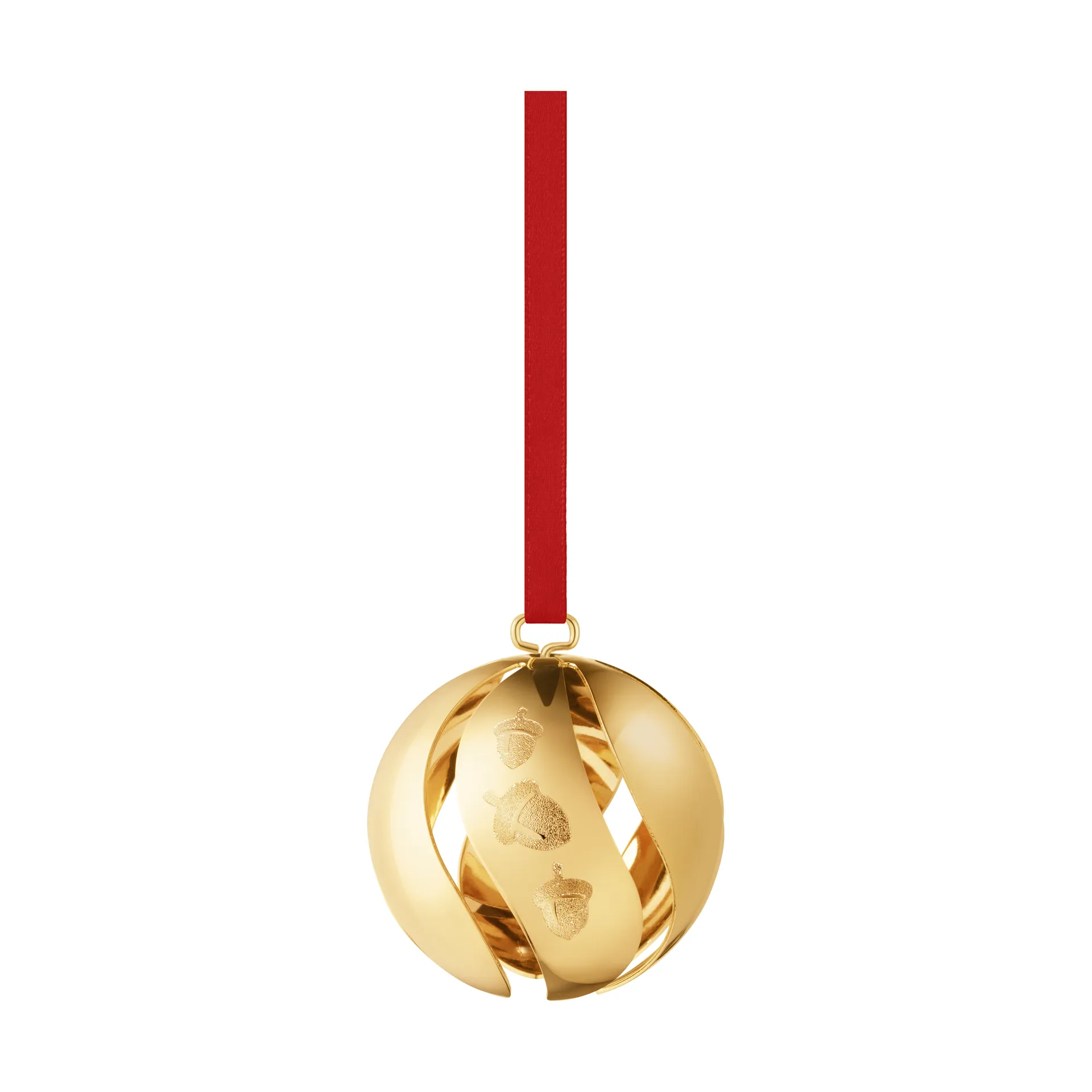 Boule de Noël 2023, Plaqué or Georg Jensen