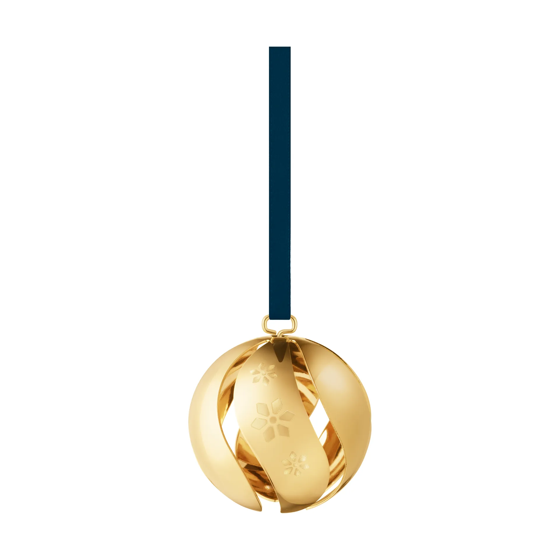 Boule de Noël 2024, Plaqué or Georg Jensen