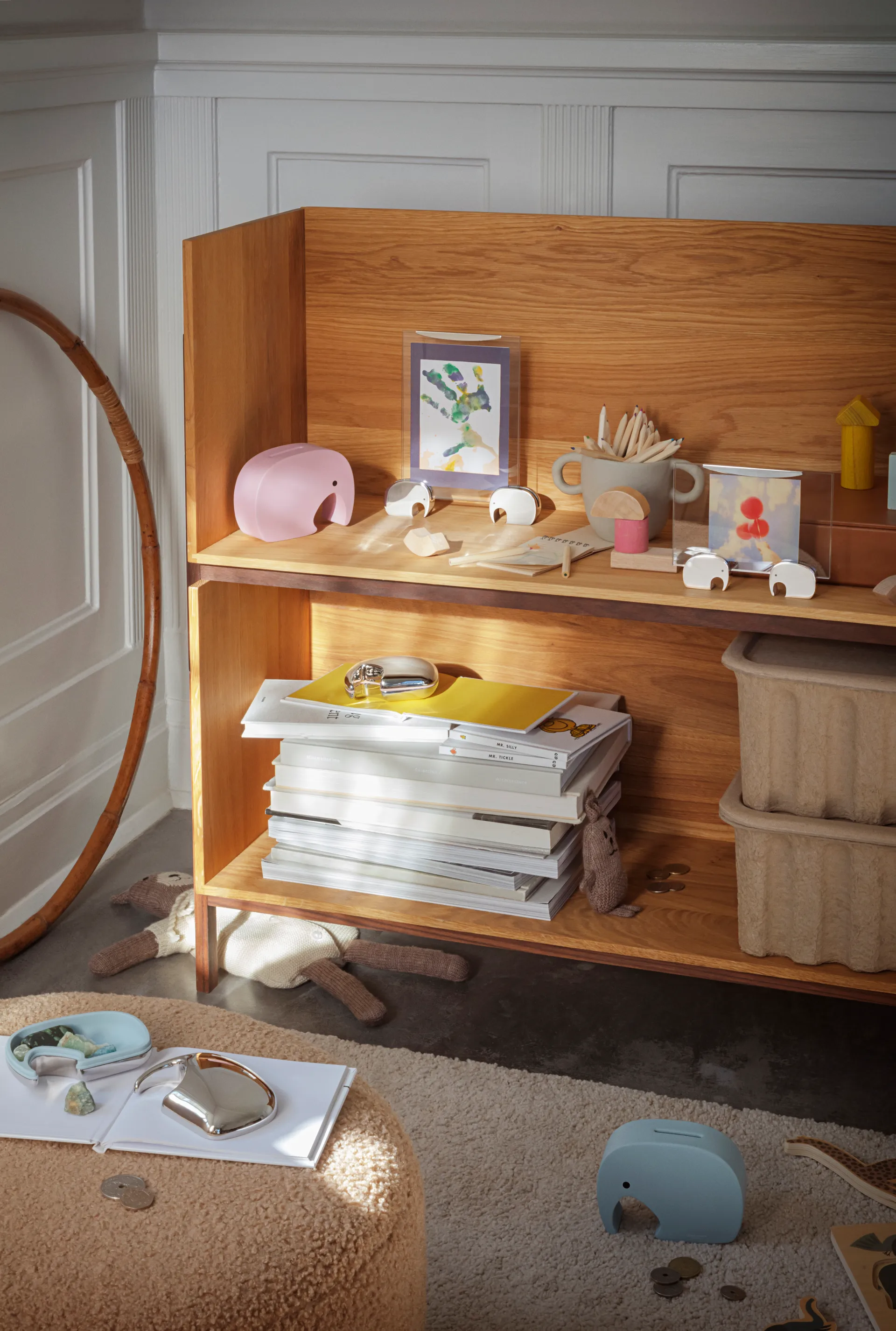 Bourse Miniphant 6x8,7 cm, Strawberry blush Georg Jensen