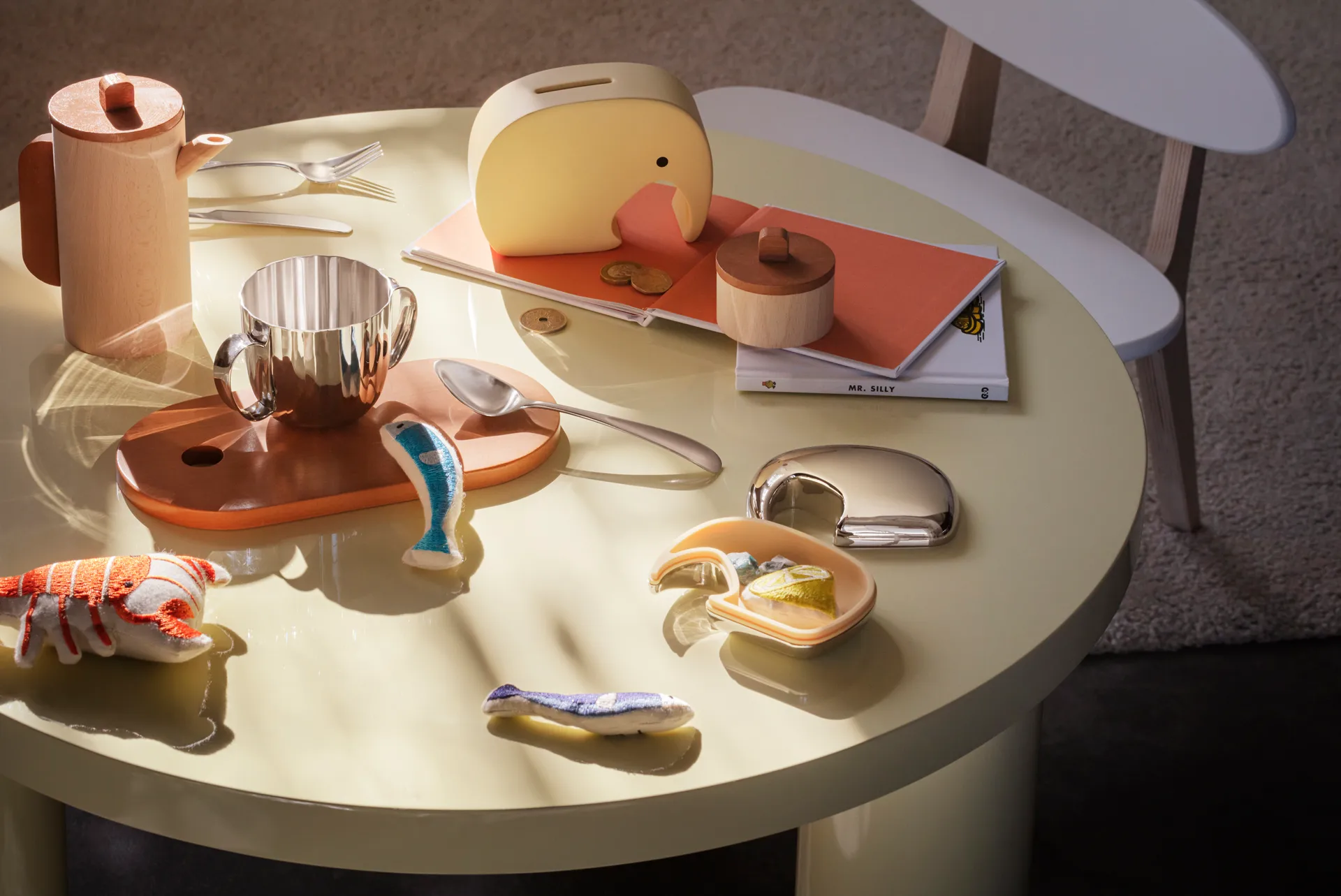 Bourse Miniphant 6x8,7 cm, Vanilla bean Georg Jensen