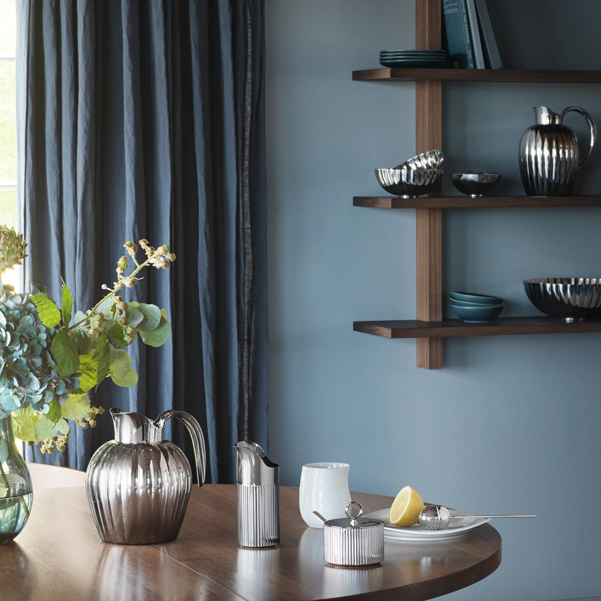 Bouteille thermos Bernadotte à fermeture à poussoir, 0,8 L Georg Jensen