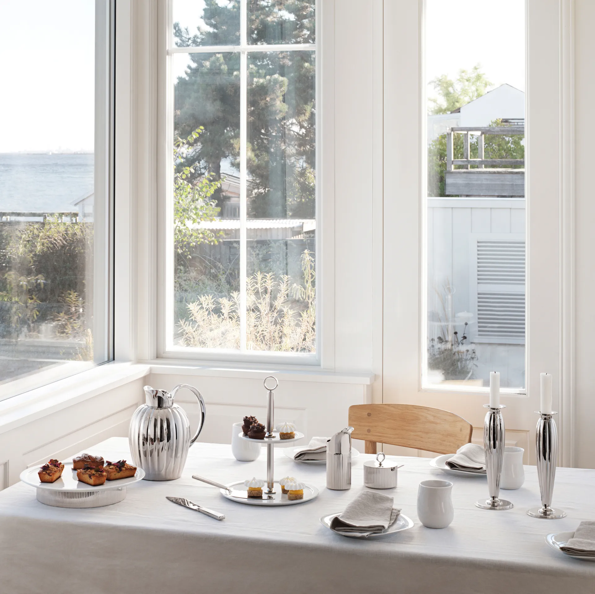 Bouteille thermos Bernadotte à fermeture à poussoir, 1 L Georg Jensen