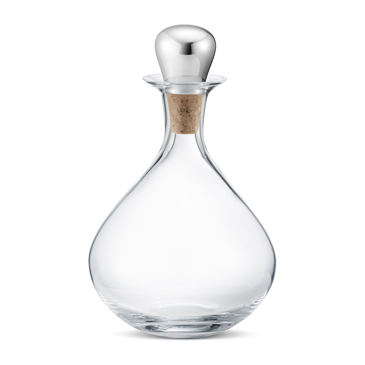 georg jensen carafe à vin avec bouchon sky 145 cl acier inoxydable